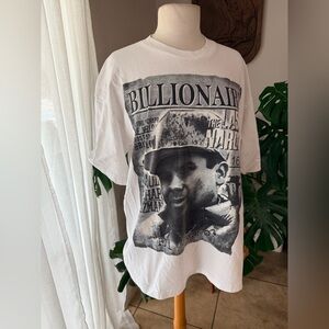 Vintage Billionaire El Chapo Graphic T-Shirt White Pro Athletic XL
